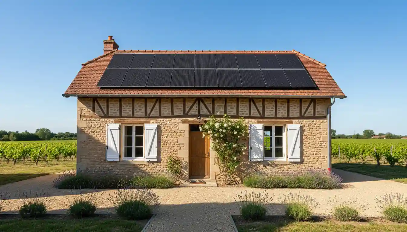 Installation de Panneaux Solaires à Frontenac, Le Vignoble